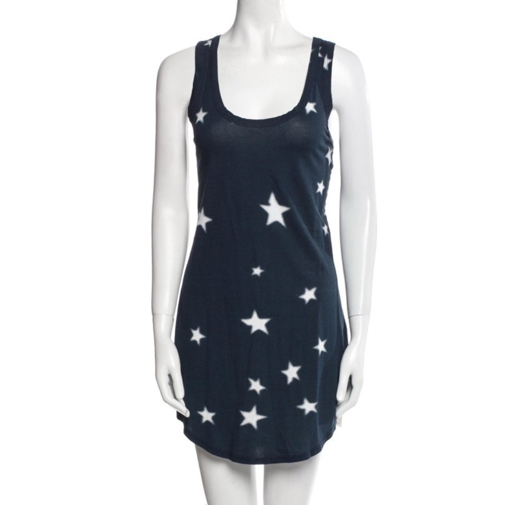Pam & Gela Black Star Print Dress